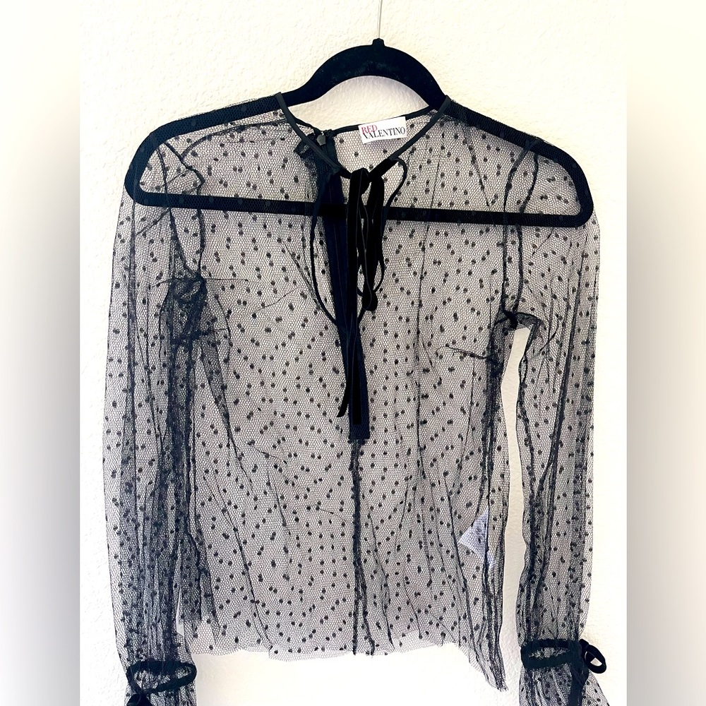 Red Valantino top